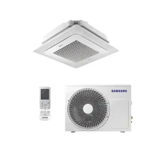 Ar Condicionado Split Cassete 4 Vias Samsung Inverter 18000 BTUs Quente e Frio R32 220V Ar Condicionado Split Cassete 4 Vias Samsung Inverter 18000 BTUs Quente e Frio R32 220V