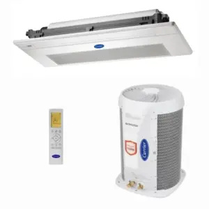 Ar-Condicionado Split Cassete Inverter 1 Via Carrier 18.000 BTUs R-32 Só Frio 220V Monofásico Ar-Condicionado Split Cassete Inverter 1 Via Carrier 18.000 BTUs R-32 Só Frio 220V Monofásico