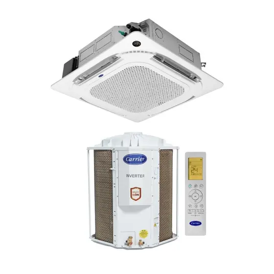 Ar Condicionado Split Cassete Inverter Carrier 36000 Btus Frio Connect R-32 220v Monofásico