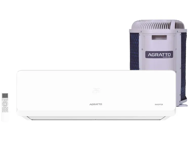 Ar-condicionado Split Fit 9.000BTUs Agratto Inverter Top Discharge Frio FICST09F
