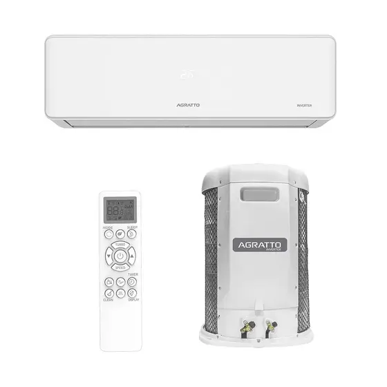 Ar Condicionado Split Hi Wall Agratto Inverter Fit Top 18.000 Btus Frio 220v R-32