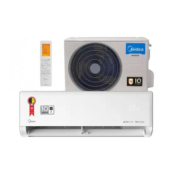 Ar Condicionado Split Hi Wall Ai Ecomaster Midea Inverter 12000 BTUs Frio R32 220V