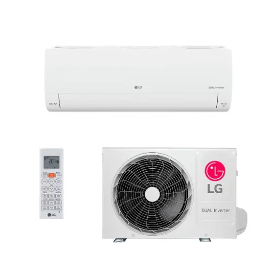 Ar Condicionado Split Hi Wall Dual Inverter Voice+IA LG 24000 Btus Frio S3-Q24K231B – 220V