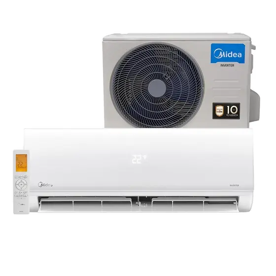 Ar Condicionado Split Hi Wall Inverter Midea Xtreme Save AI Connect 9000 BTU/h Frio 38AGVCJ09M5 220 Volts