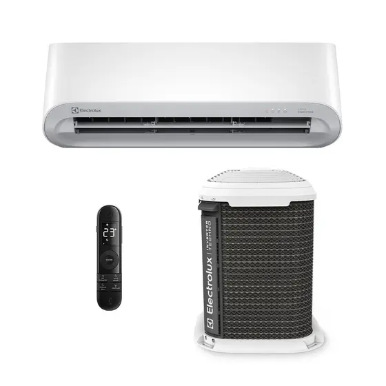 Ar Condicionado Split Hi Wall – Inverter R-32 – Electrolux – Color Adapt Wi-fi – 9.000 BTUs – Quente/Frio – 220V