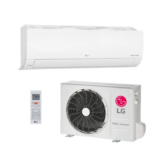 Ar Condicionado Split Hi Wall – Inverter R-32 – LG – Dual Inverter Compact +AI – 19.000 BTUs – Frio – 220V