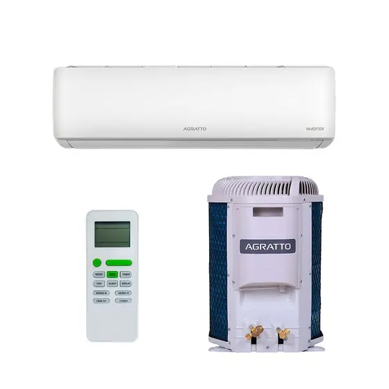 Ar Condicionado Split Hi Wall – Inverter R-32 – Liv Top – Agratto – 9.000 BTUs – Frio – 220V Monofásico