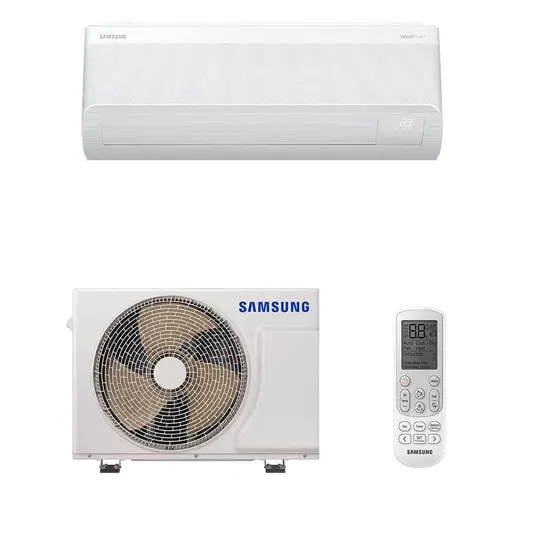 Ar Condicionado Split Hi Wall Inverter Samsung WindFree Connect AI 12.000 Btus Quente e Frio 220V R-32