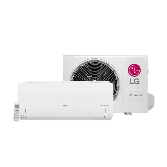 Ar Condicionado Split Hi Wall R32 LG Dual Inverter Voice +AI 12000 BTU/h Frio S3-Q12JA31K 220 Volts