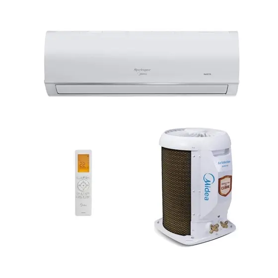 Ar Condicionado Split Hi Wall Springer Midea Air Volution Connect Barril Inverter 12000 BTUs Quente e Frio R32 220V