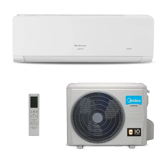 Ar Condicionado Split Hi Wall Springer Midea Xtreme Save Connect Inverter 9000 BTUs Quente e Frio R32 220V