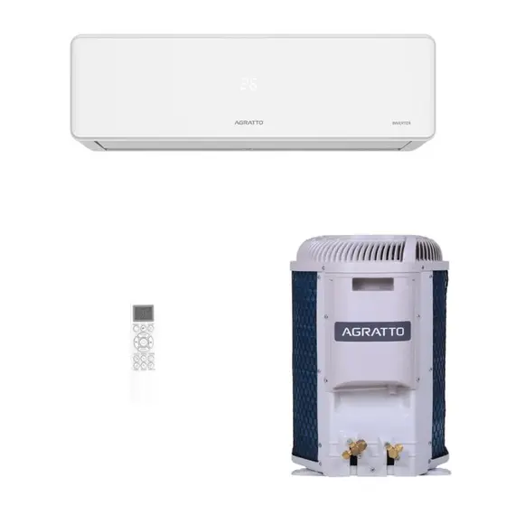 Ar-Condicionado Split HW Inverter Agratto Fit Top 30.000 BTUs R-32 Só Frio 220V