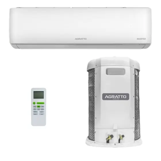Ar-Condicionado Split HW Inverter Agratto Liv Top 24.000 BTUs R-32 Só Frio 220V