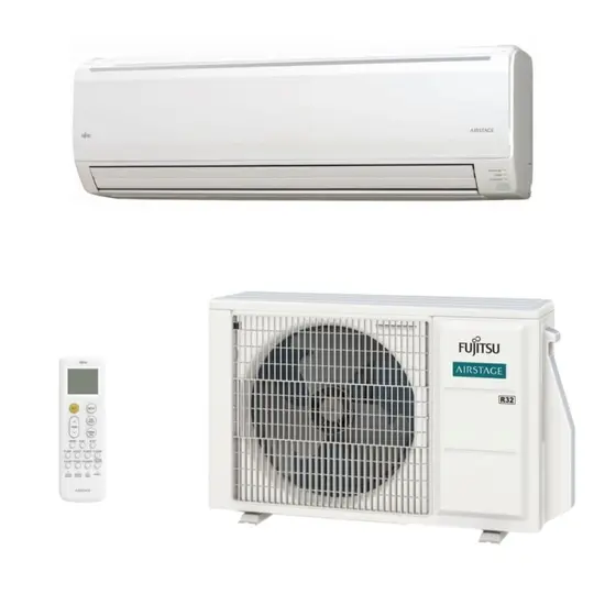 Ar-condicionado Split HW Inverter Fujitsu Airstage Premium 18.000 BTUs R-32 Só Frio 220V