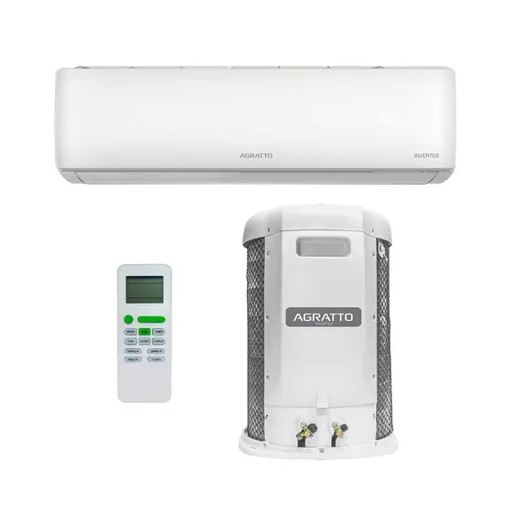 Ar Condicionado Split Hw Inverter Liv Top R-32 Agratto 18000 Btus Quente/frio 220V Monofásico LCST18QF-02I