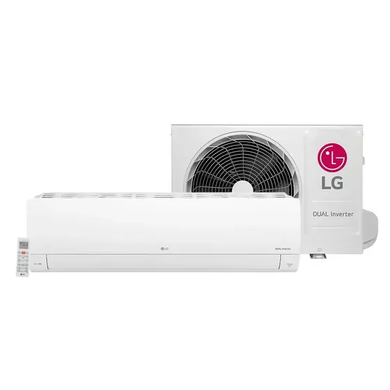 Ar Condicionado Split Inverter 12.000 Btus LG Dual Compact +IA Frio S3-Q12JAQAL – 220 Volts