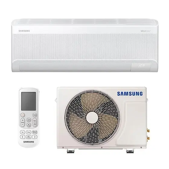 Ar-Condicionado Split Inverter 12000 BTUs Samsung WindFree AI Quente e Frio Wi-Fi Integrado AR12DXFAAWKNAZ 220V