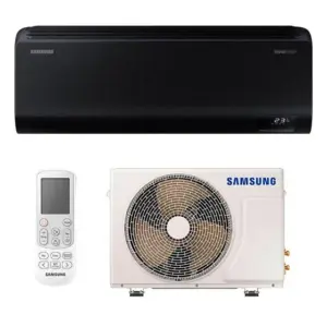 Ar-Condicionado Split Inverter 12000 BTUs Samsung WindFree Connect Black High Wall Quente e Frio AR12CSECABTNAZ/AR12CSECABTXAZ 220V Ar-Condicionado Split Inverter 12000 BTUs Samsung WindFree Connect Black High Wall Quente e Frio AR12CSECABTNAZ/AR12CSECABTXAZ 220V