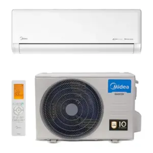 Ar-Condicionado Split Inverter 9000 BTUs Midea AI Ecomaster High Wall Quente e Frio 42EZVQA09M5/38EZVQA09M5 220V Ar-Condicionado Split Inverter 9000 BTUs Midea AI Ecomaster High Wall Quente e Frio 42EZVQA09M5/38EZVQA09M5 220V