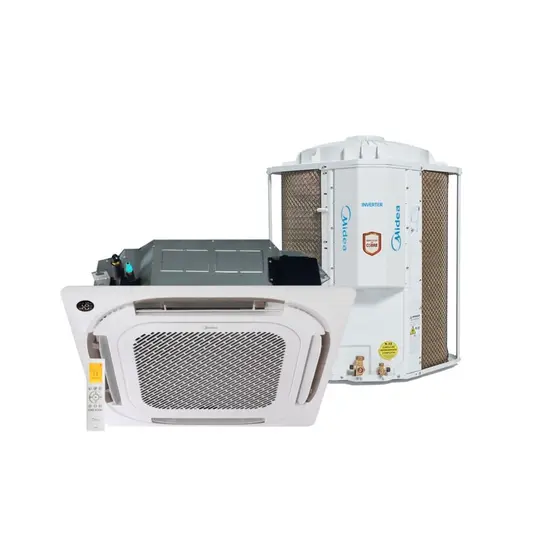 Ar Condicionado Split Inverter Cassete 4 Vias Springer Midea Connect 36000 BTU/h Frio 220 Volts
