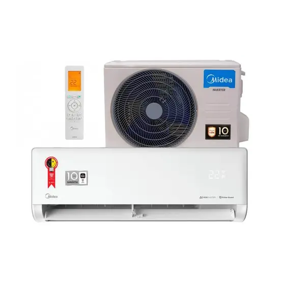 Ar Condicionado Split Inverter Hi Wall Midea IA Ecomaster 18000 BTUs Frio 42EZVCA18M5 – 220V