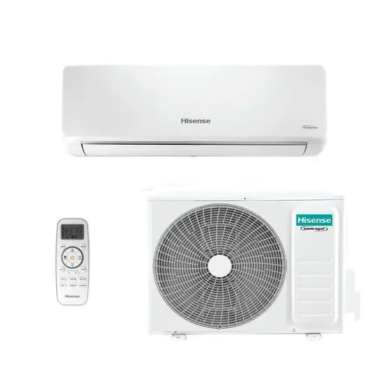 Ar Condicionado Split Inverter Hi Wall Wi-Fi Hisense 9000 BTUs Quente/Frio AS-09UW2RLD – 220V