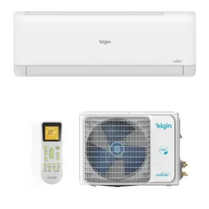 Ar-Condicionado Split Inverter II 12000 BTUs Elgin Eco com Wi-Fi Integrado High Wall Só Frio 45HJFI12C2WB/45HJFE12C2CB 220V Ar-Condicionado Split Inverter II 12000 BTUs Elgin Eco com Wi-Fi Integrado High Wall Só Frio 45HJFI12C2WB/45HJFE12C2CB 220V