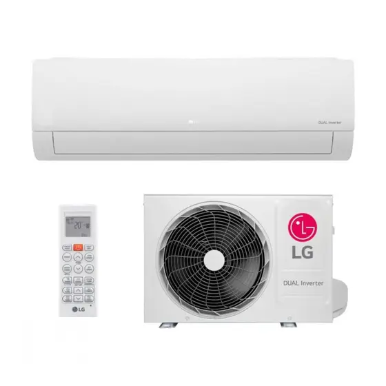 Ar Condicionado Split Inverter LG Hi Wall DUAL Compact +AI 12000 BTUs Frio S3-Q12JAQAL – 220V