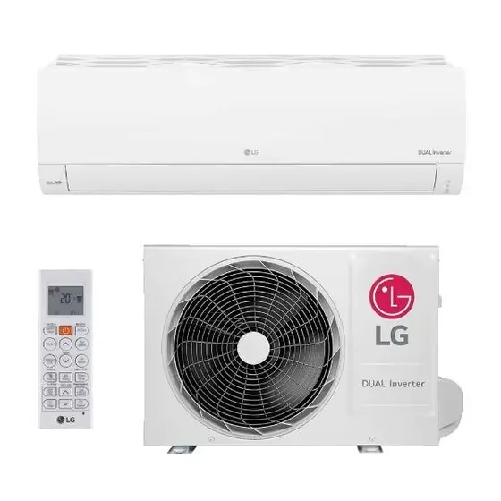Ar Condicionado Split Parede LG Dual Compact +ai Inverter 12000 BTU Quente e Frio R32 220V