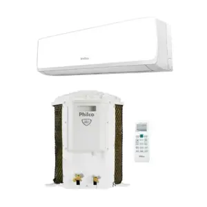 Ar Condicionado Split Philco Hi Wall 9.000 BTU/h Quente e Frio Monofasico Branco PAS9QT 220V Ar Condicionado Split Philco Hi Wall 9.000 BTU/h Quente e Frio Monofasico Branco PAS9QT 220V