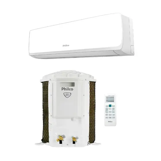 Ar Condicionado Split Philco Hi Wall 9.000 BTU/h Quente e Frio Monofasico Branco PAS9QT 220V