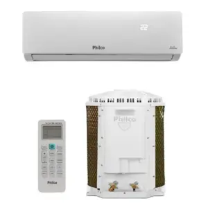 Ar Condicionado Split Philco Hi Wall Inverter 12.000 Btu/h Frio Monofásico Branco PAC12FC 220V Ar Condicionado Split Philco Hi Wall Inverter 12.000 Btu/h Frio Monofásico Branco PAC12FC 220V
