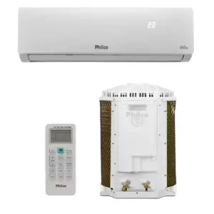 Ar Condicionado Split Philco Hi Wall Inverter 9.000 Btu/h Frio Monofásico Branco PAC9FC 220V Ar Condicionado Split Philco Hi Wall Inverter 9.000 Btu/h Frio Monofásico Branco PAC9FC 220V