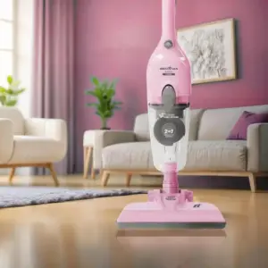 Aspirador de Pó Vertical 2 em 1 Britânia 1400W Rosa 220V