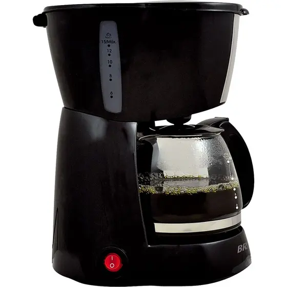 Cafeteira Elétrica de Gotejamento Britânia 15 Xícaras Preta e Prata CP15