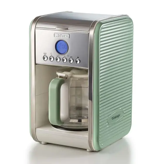 Cafeteira Elétrica de Gotejamento Ariete Vintage 4 a 12 Xícaras Programável Verde 900W 1342