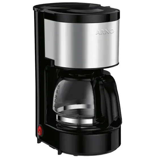 Cafeteira Elétrica de Gotejamento Arno Perfectta 12 Xícaras Inox Preta 110V 8010000817