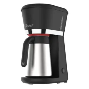Cafeteira Elétrica de Gotejamento Oster Black 0,7L com Jarra Térmica Inox