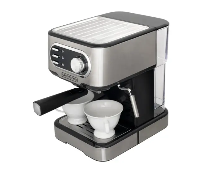 Cafeteira Elétrica Expresso Black+Decker Gourmand Gris Multifunções 127V CE1100G