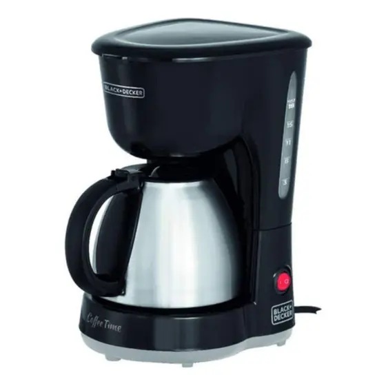Cafeteira Elétrica de Gotejamento Black+Decker Semi Automática Preta CM15