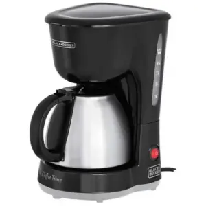 Cafeteira Elétrica de Gotejamento Black+Decker 15 Cafés com Jarra Inox 220V