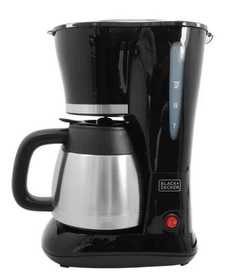Cafeteira Elétrica de Gotejamento Black+Decker Thermal 25 Cafés Inox 127V CM200I