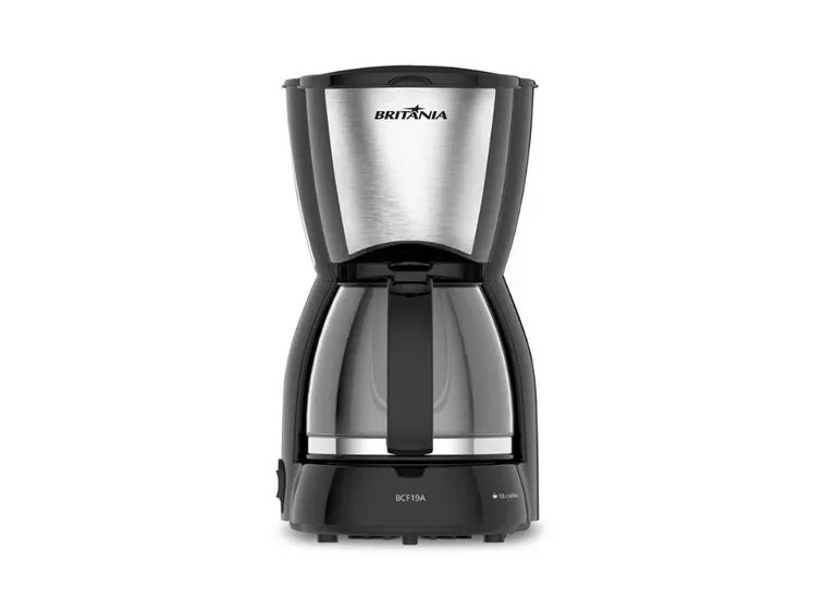 Cafeteira Elétrica de Gotejamento Britânia 18 Cafezinhos Inox 550W 127V BCF19A