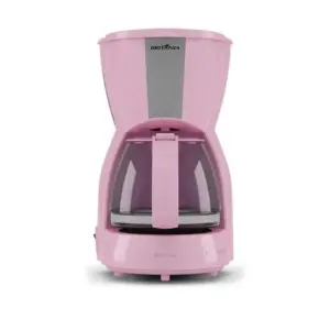 Cafeteira Elétrica de Gotejamento Britânia 15 Xícaras Inox Rosa 800W 220V