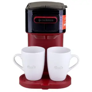 Cafeteira Elétrica Individual Cadence Single com 2 Xícaras Vermelha 127V CAF230