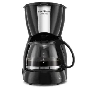 Cafeteira Elétrica de Gotejamento Britânia 600ml Inox com Colher Dosadora 220V CP15