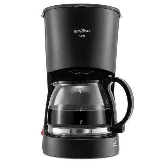 Cafeteira Elétrica de Gotejamento Britânia 1 Litro com Colher Dosadora 127V CP28