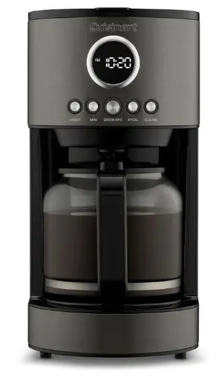 Cafeteira Elétrica de Gotejamento Cuisinart 12 Xícaras Aço Inoxidável DCC-1220BKSFR