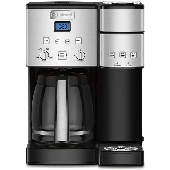 Cafeteira Elétrica Multissistema Cuisinart Brewer 12 Xícaras Inox 110V SS-15