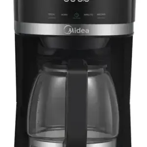 Cafeteira Elétrica de Gotejamento Midea Black Ellegance Digital Programável 37 Xícaras 1000W 220V